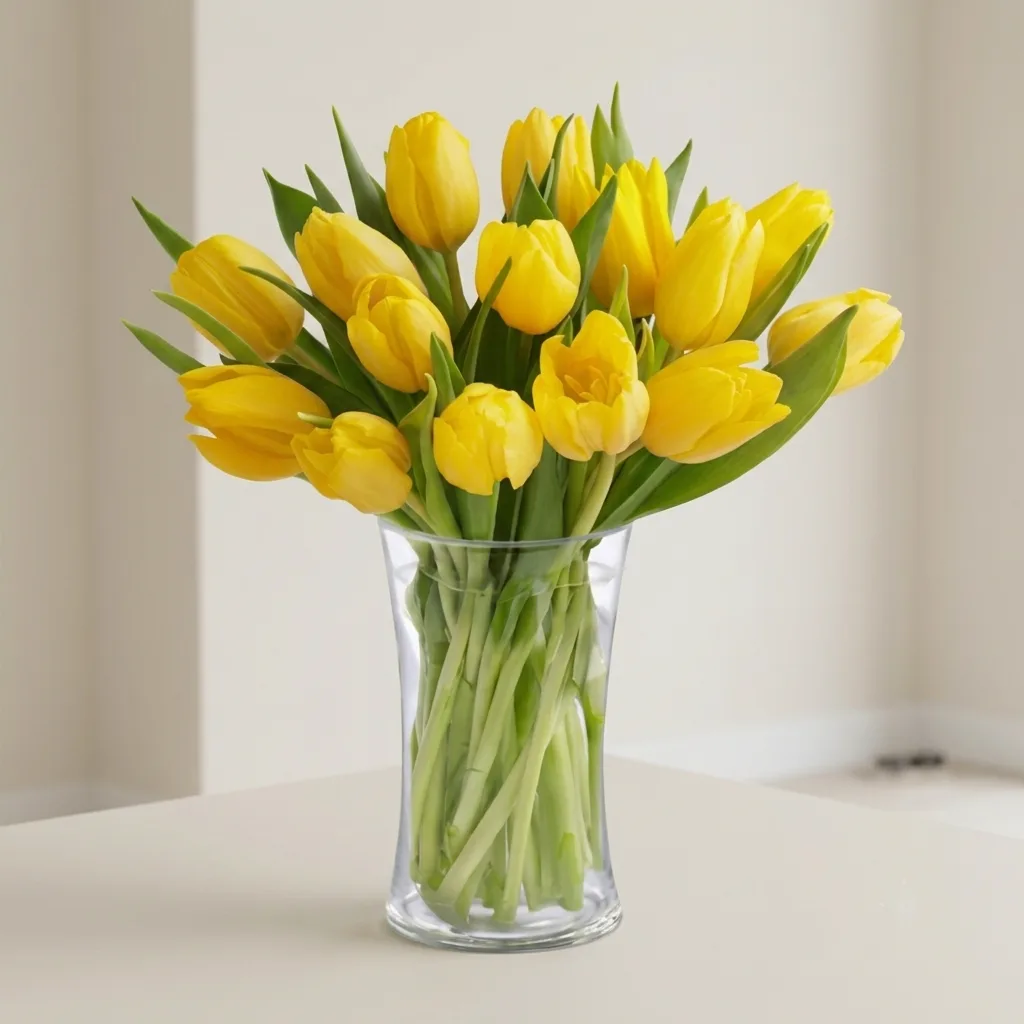 Žluté tulipány